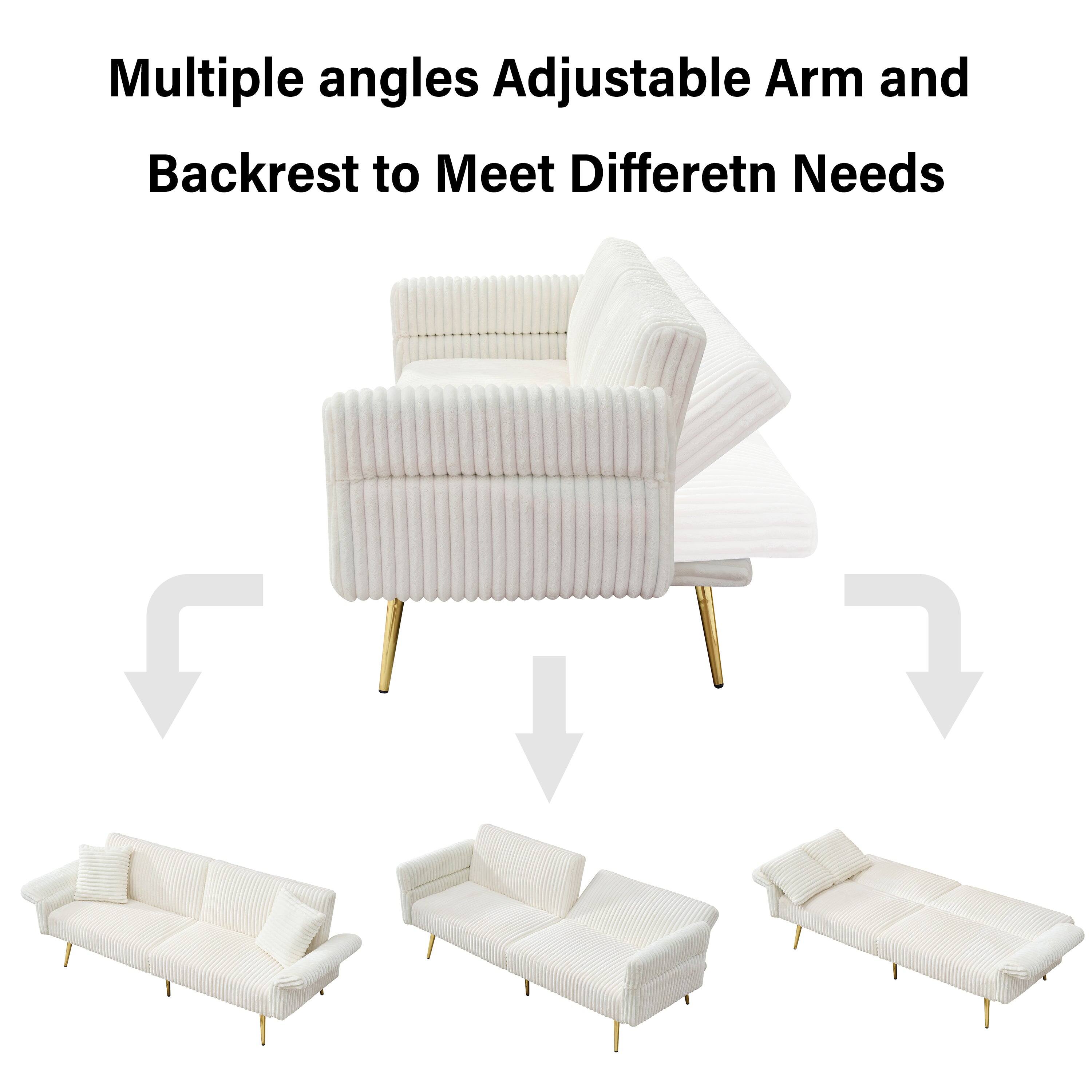 Multiple angles Adjustable Arm and Backrest to Meet Different Needs