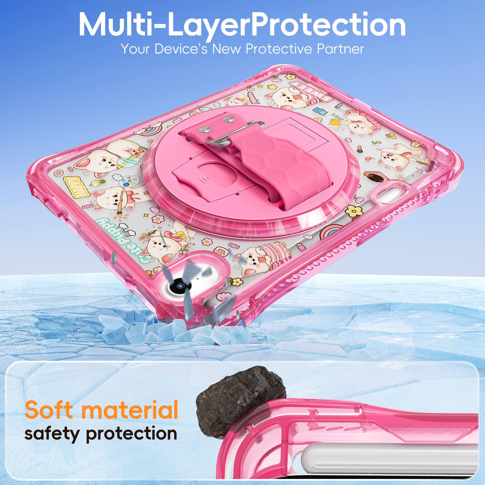 Multi-Layer Protection  
Your Device's New Protective Partner  

Soft material safety protection