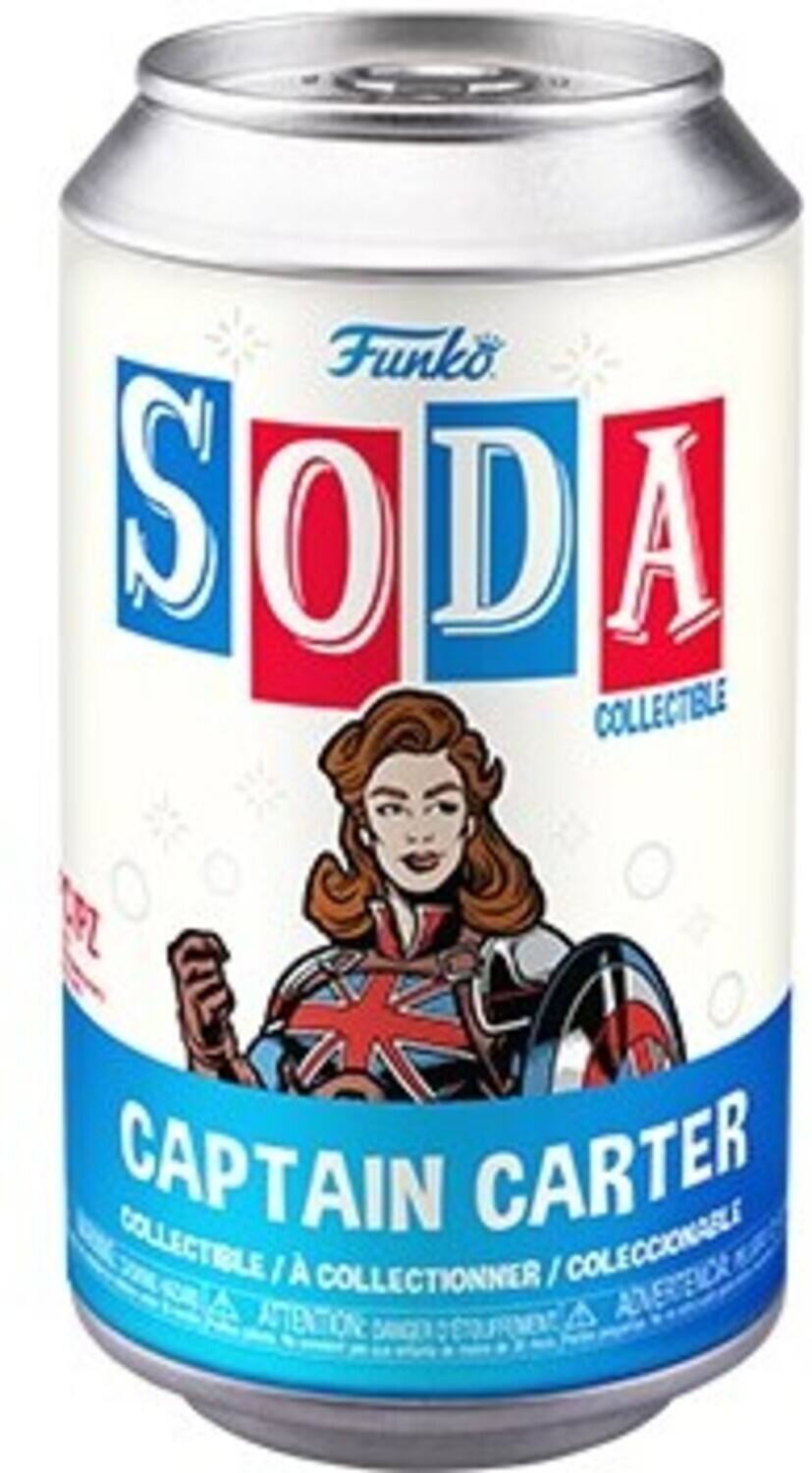 Funko SODA S O D A COLLECTIBLE / A COLLECTIONNER / COLECCIONABLE / COLLECTIBLE CAPTAIN CARTER / COLLECTIONNER / COLECCIONABLE / COLLECTIBLE ATTENTION A DEQUENEMENT