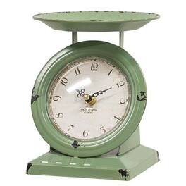 BreeBe - Vintage Old Town Scale Clock - Green