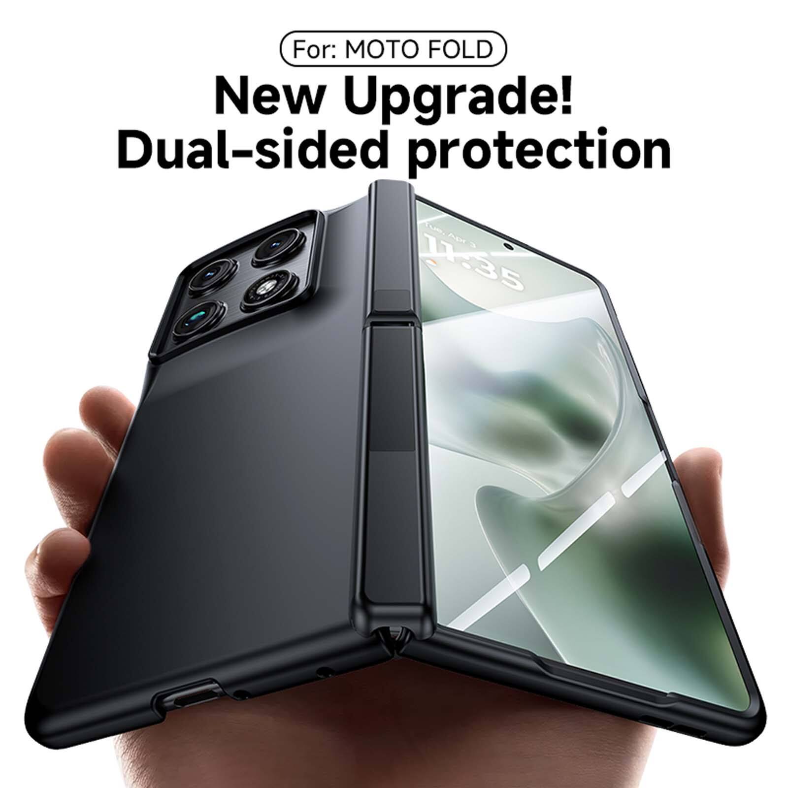 For: MOTO FOLD  
New Upgrade!  
Dual-sided protection