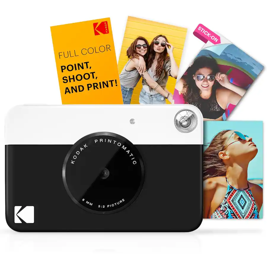 Printomatic Kodak Printomatic Instant Print Camera Starter Bundle with Soft Case ...