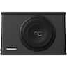 AudioControl - Space Series 10” Single-Voice-Coil 2-Ohm Loaded Sealed Subwoofer Enclosure - Black