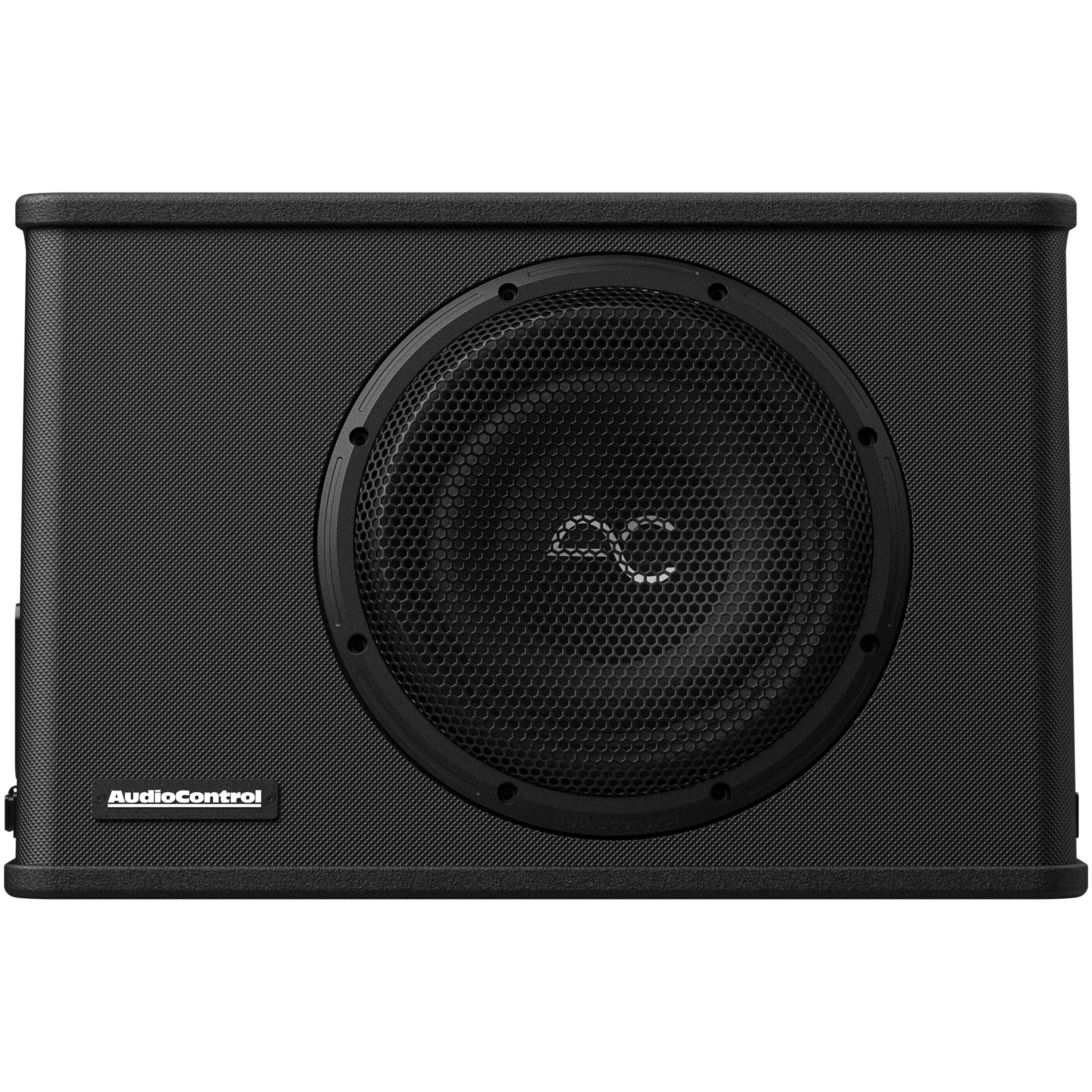 AudioControl - Space Series 10” Single-Voice-Coil 2-Ohm Loaded Sealed Subwoofer Enclosure - Black