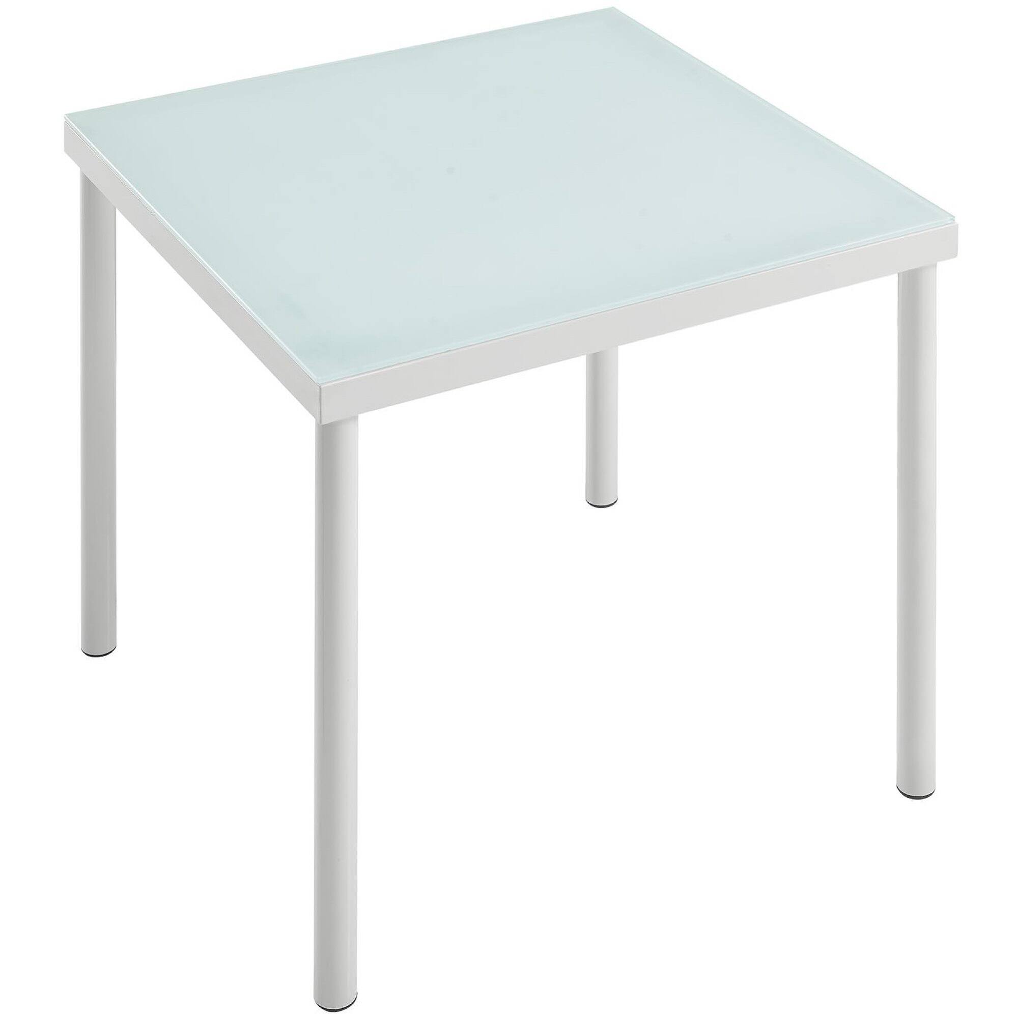 Back. Modway - Harmony Outdoor Patio Aluminum Side Table by Modway - White.