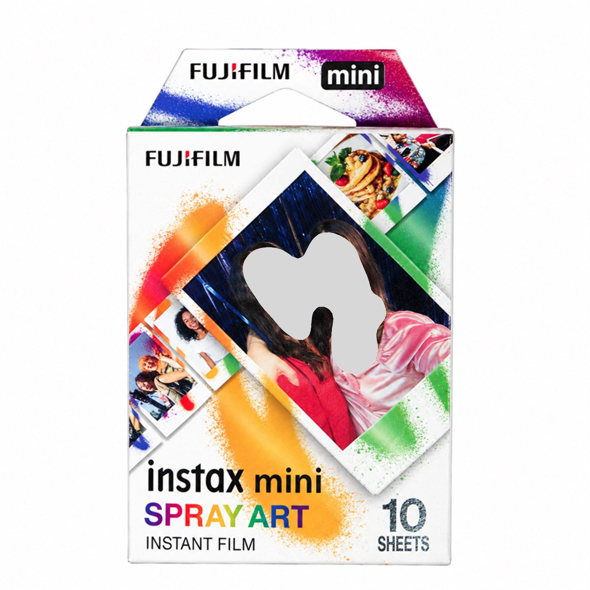 FUJIFILM mini  
FUJIFILM  
instax mini SPRAY ART INSTANT FILM  
10 SHEETS
