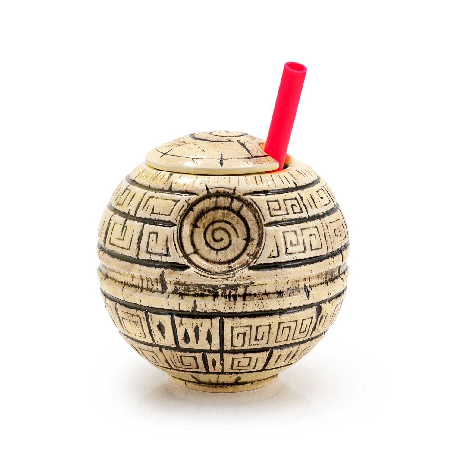 Alt View 1. Star Wars - Geeki Tikis Star Wars Death Star Ceramic Mug | Holds 24 Ounces - Beige.