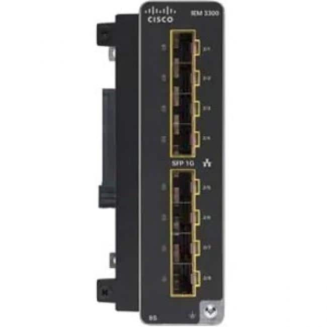Cisco Consumer Products - Cisco Catalyst IE3300 with 8 GE SFP Ports, Expansion Module - For Data Networking, Optical NetworkOptical FiberGigabit - Unknown