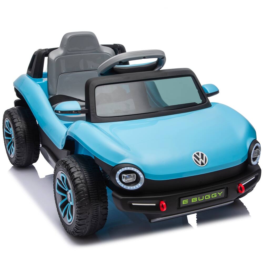 Alt View 7. Ropilly - Ropilly 12V Licensed Volkswagen Beetle Ride On Car Blue Battery Powered Toy with Remote Control.