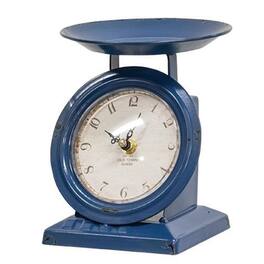 BreeBe - Vintage Old Town Scale Clock - Navy