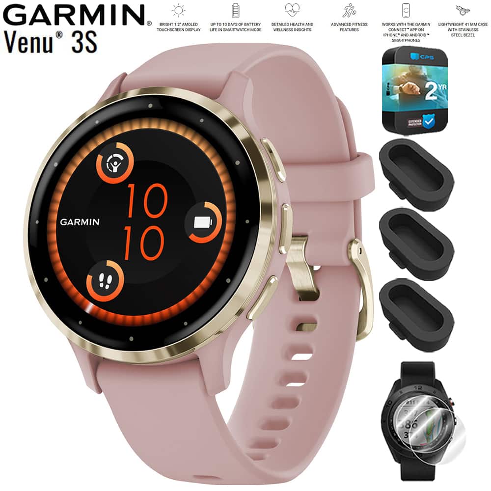 Rose Gold Garmin Venu Garmin Venu 2S, GPS, Smartwatch, 40mm, Rose