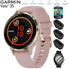 GARMIN Venu 3S
- BRIGHT 1.2" AMOLED TOUCHSCREEN DISPLAY
- UP TO 10 DAYS OF BATTERY LIFE IN SMARTWATCH MODE
- DETAILED HEALTH AND WELLNESS INSIGHTS
- ADVANCED FITNESS FEATURES
- WORKS WITH THE GARMIN IPHONE AND ANDROID SMARTPHONES
- LIGHTWEIGHT 41MM CASE WITH STAINLESS STEEL BEZEL
2 YEAR WARRANTY