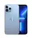 Front. Apple - iPhone 13 Pro Max A2484 (Fully Unlocked) 128GB w/ Wireless Earbuds - Sierra Blue.