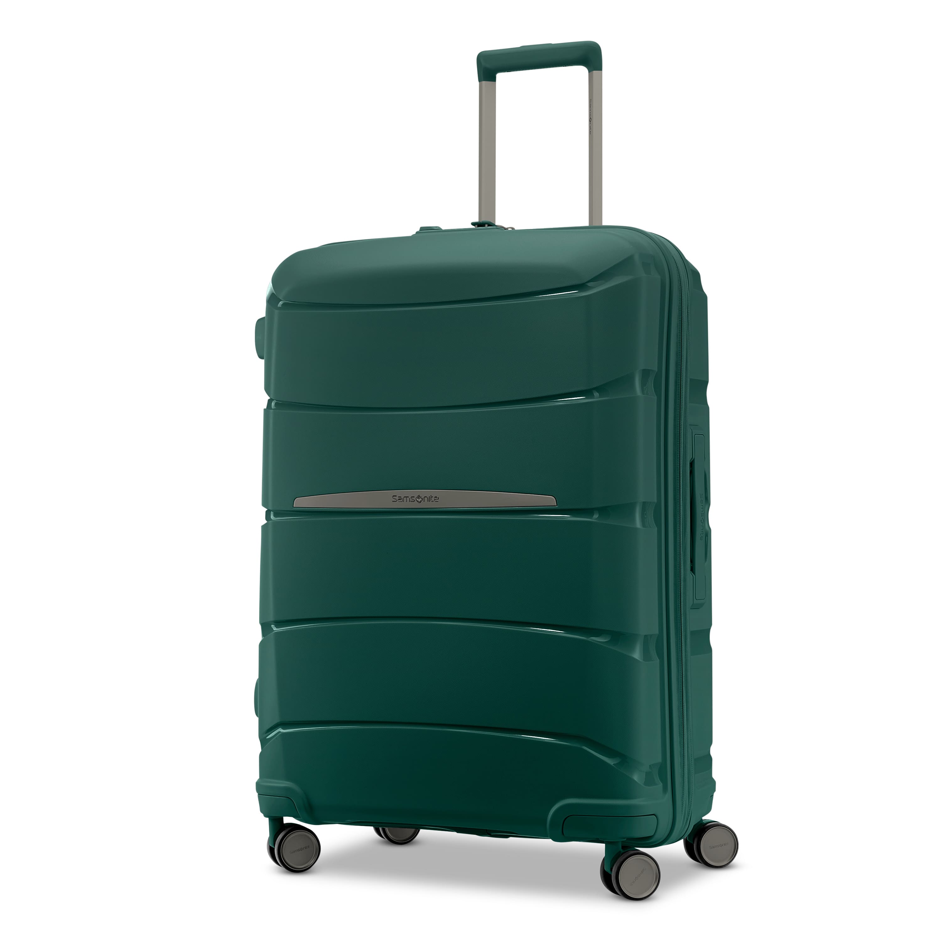 Samsonite - Outline Pro Large Spinner Suitcase - Emerald Green - Front_Zoom