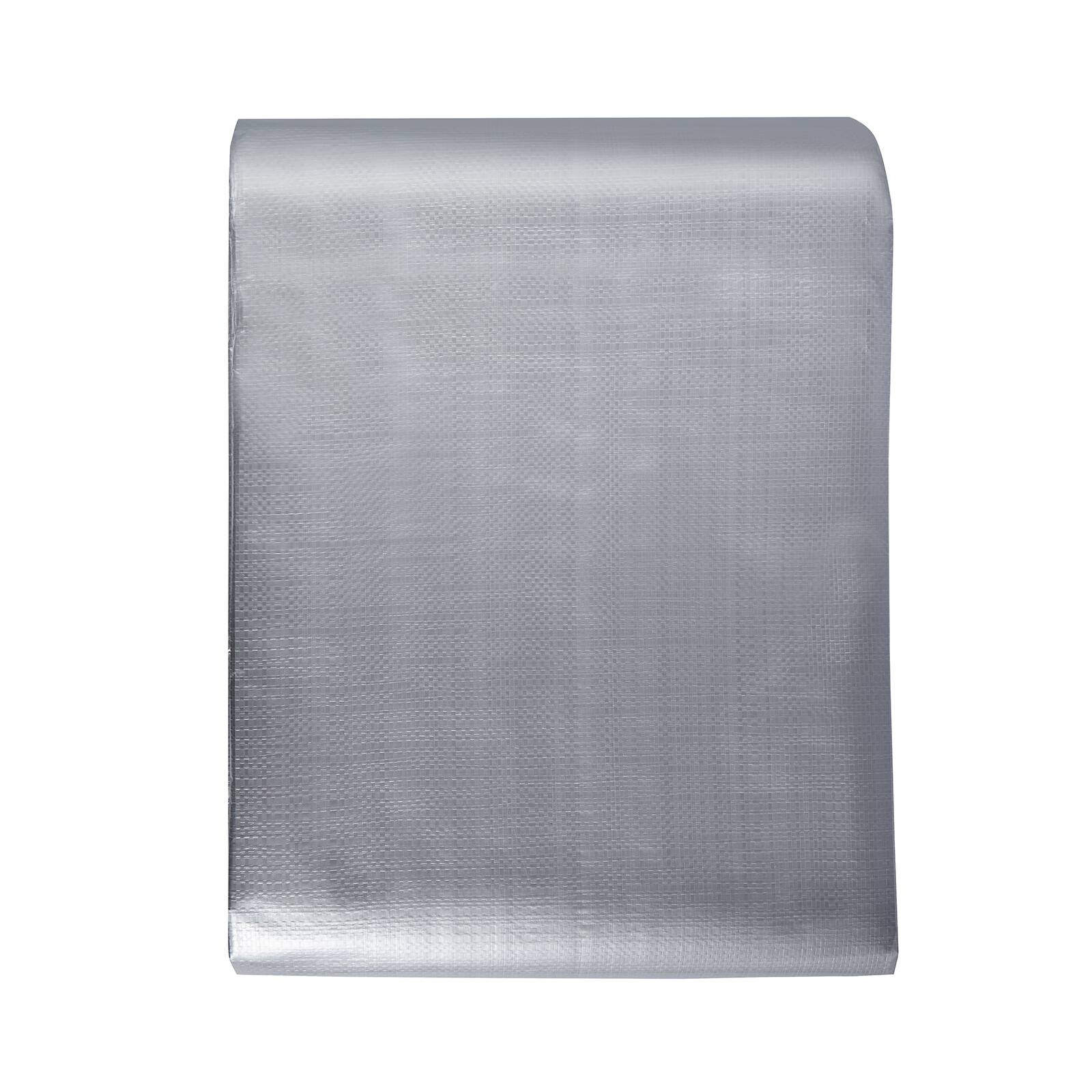 Alt View 4. VEVOR - Tuspuzz Tarp Heavy Duty Waterproof 20x30 ft, Plastic Poly Tarp Cover 10 Mil, Tear UV and Temperature Resistant - Silver,Brown.