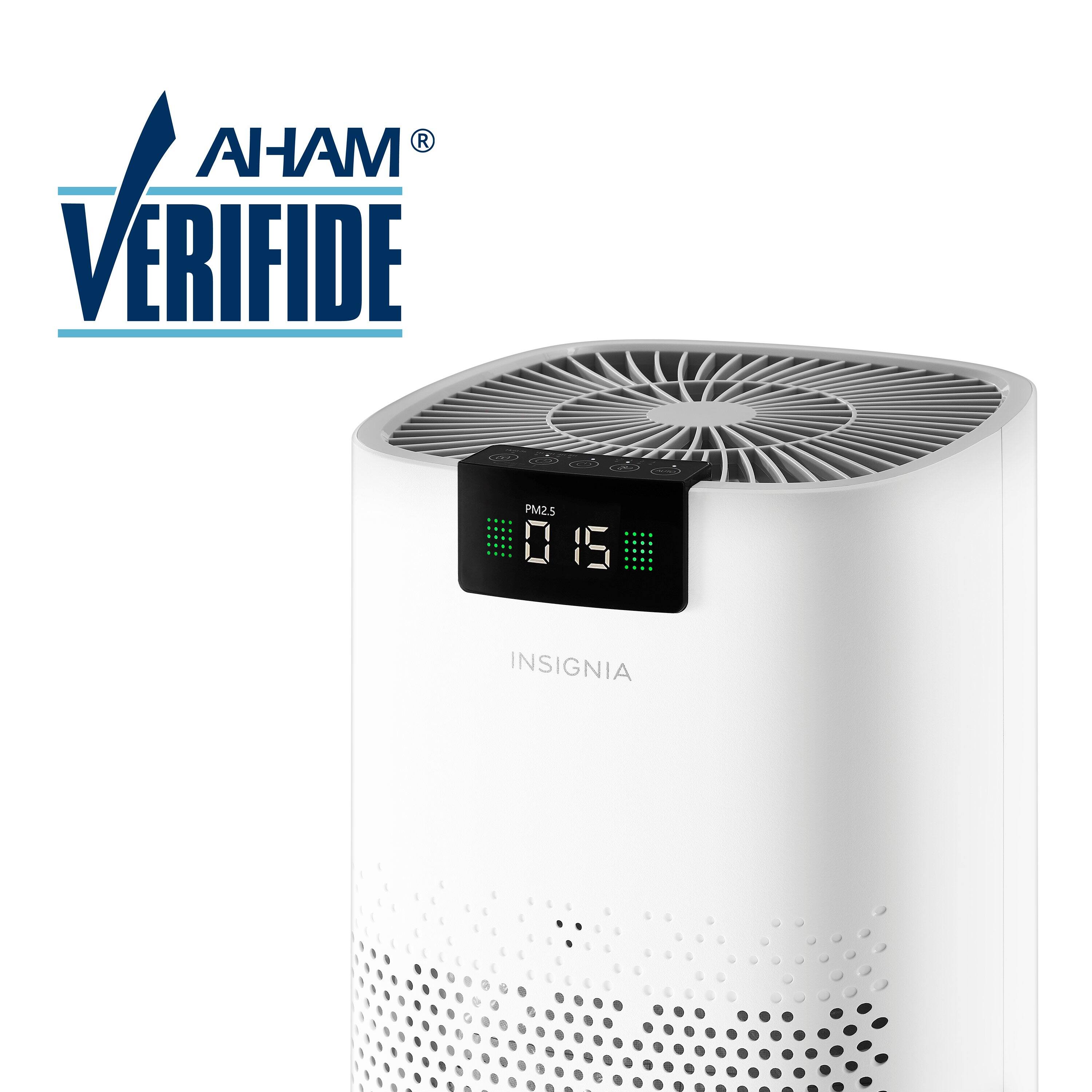 Alt View 13. Insignia™ - 375 Sq. Ft. HEPA Air Purifier - White.