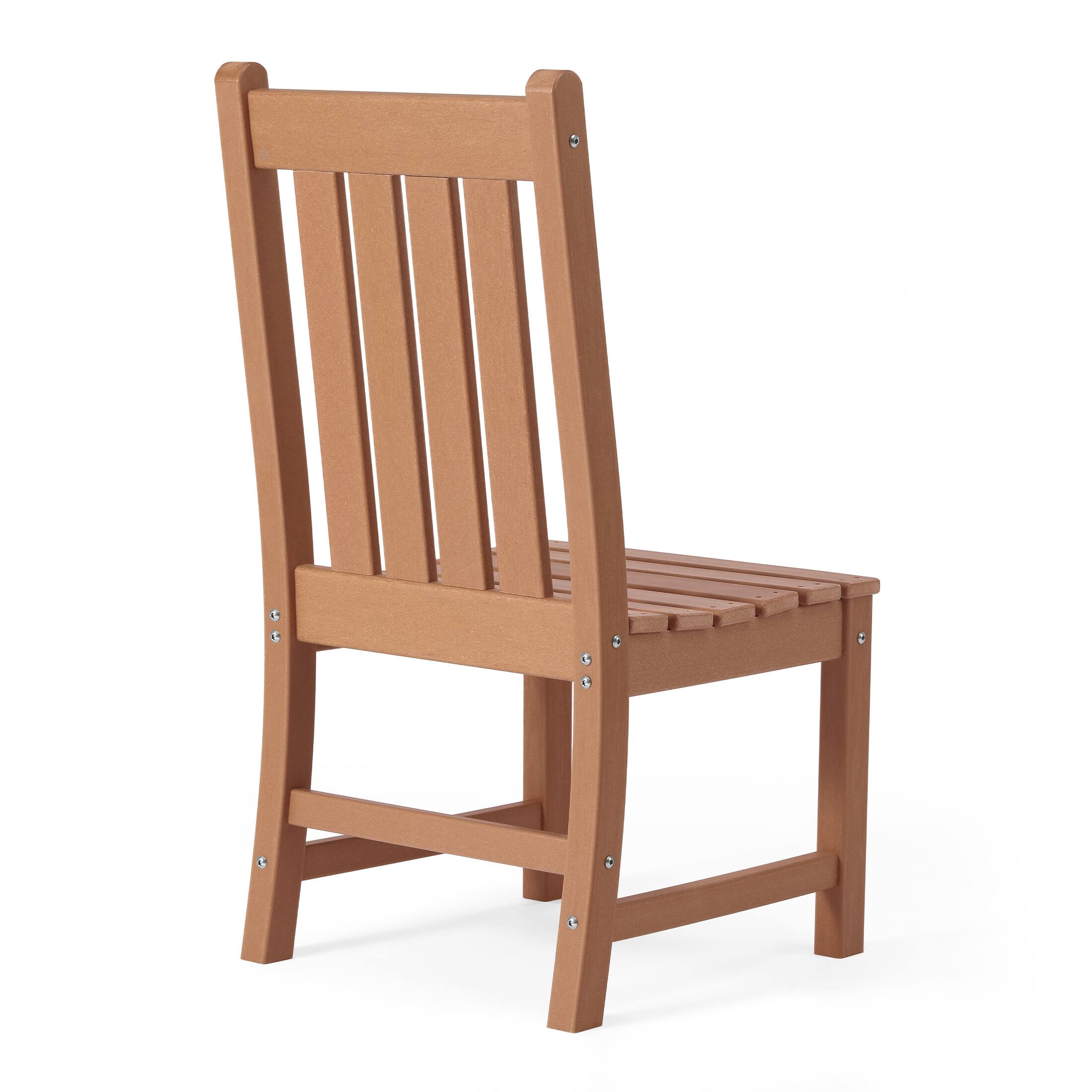 Back. WestinTrends - WestinTrends Malibu Outdoor Patio Dining Chair - Teak.