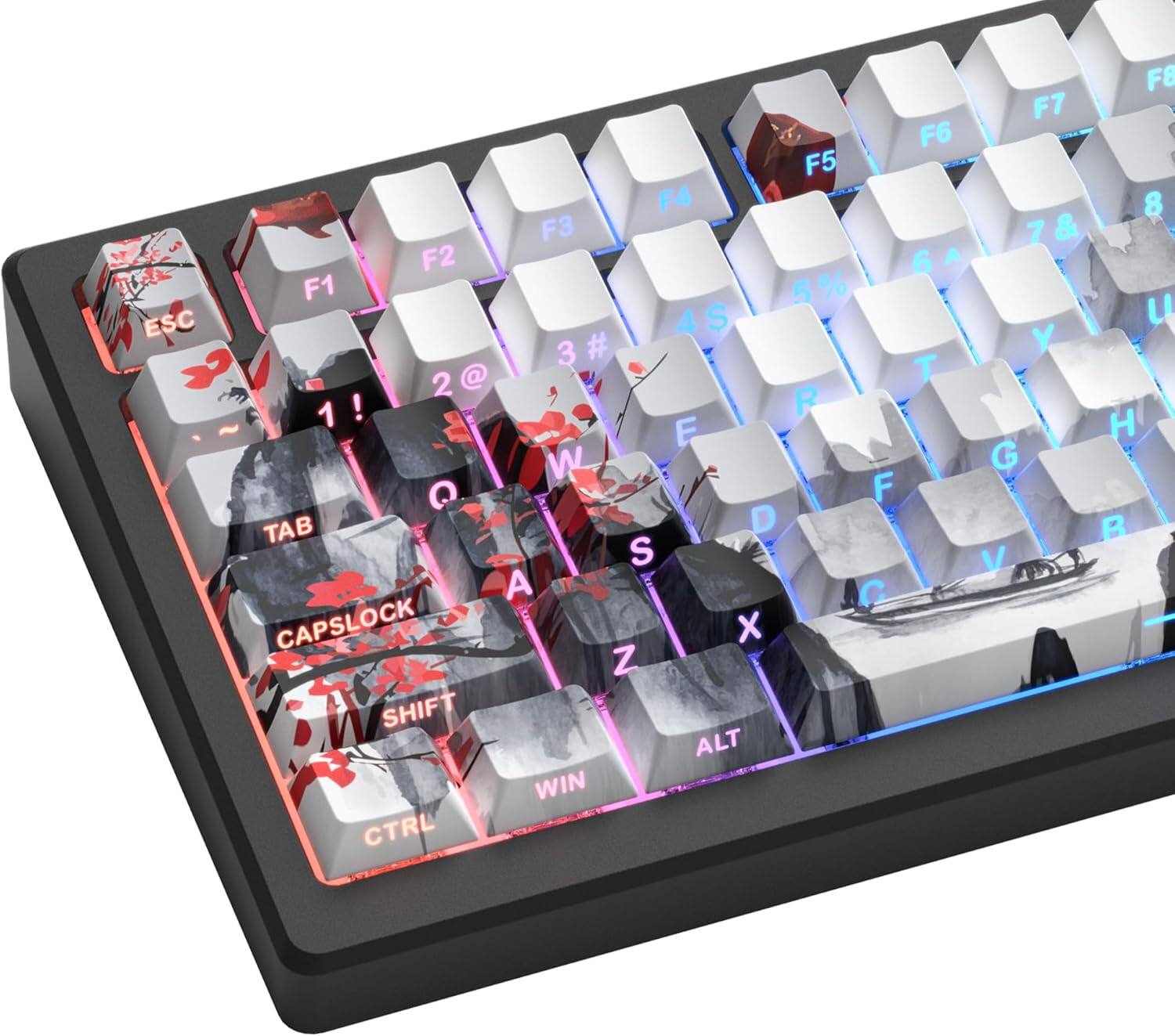 F6 F5 F4 A F3 F2 6 F1 5% ESC 4 S 3 # 3 2 @ T 1 ! R F W Q F D E TAB S A C CAPSLOCK x Z SHIFT ALT WIN CTRL F8 F7 I 8 7 & U Y H G 0 B V