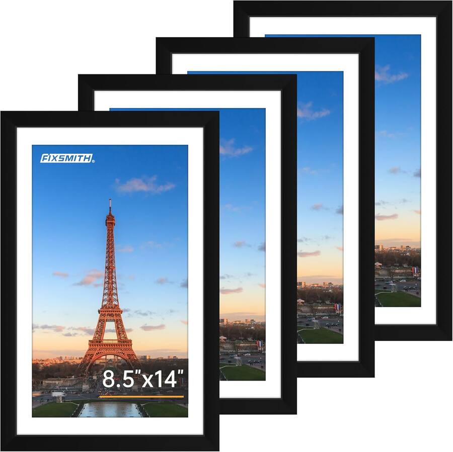 Fixsmith Frame blue FIXSMITH 8x10 Picture Frame Set of 10, Photo Frame Bulk with HD ...