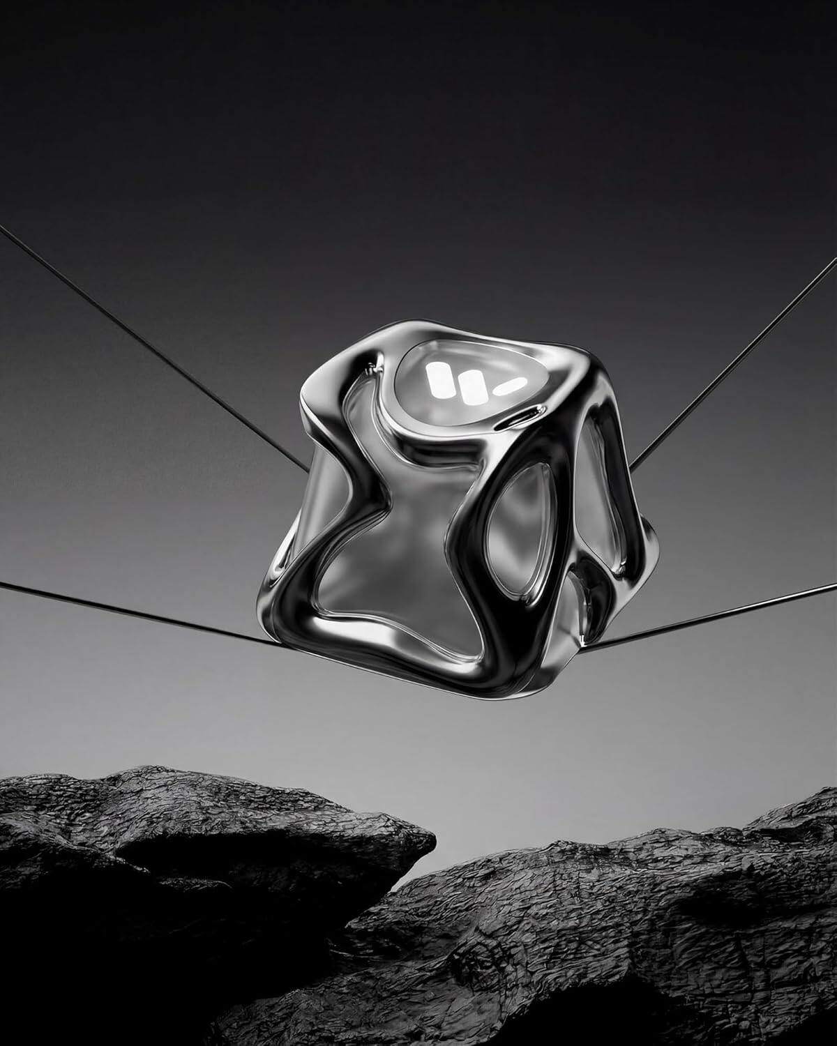 Alt View 2. Womier - 1U Metal Translucent Keycaps for Mechanical Keyboard,Transparent Keyboard caps Shine Through,only 1pcs - Silver.