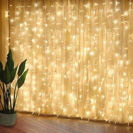 PARKER SLATER - Christmas string lights for wall decoration, and curtain lights - Warm white