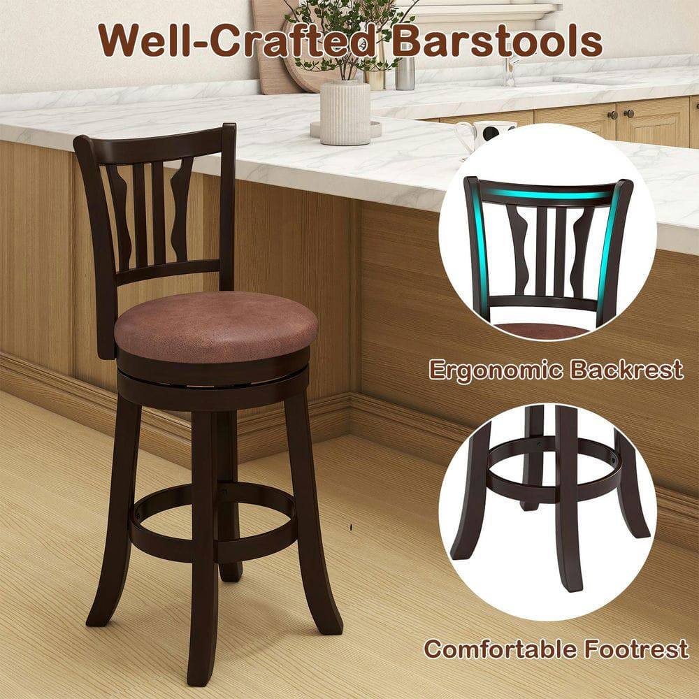 Well-Crafted Barstools

- Ergonomic Backrest
- Comfortable Footrest