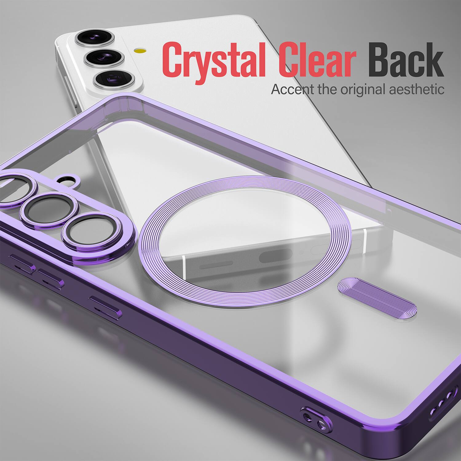 Crystal Clear Back  
Accent the original aesthetic