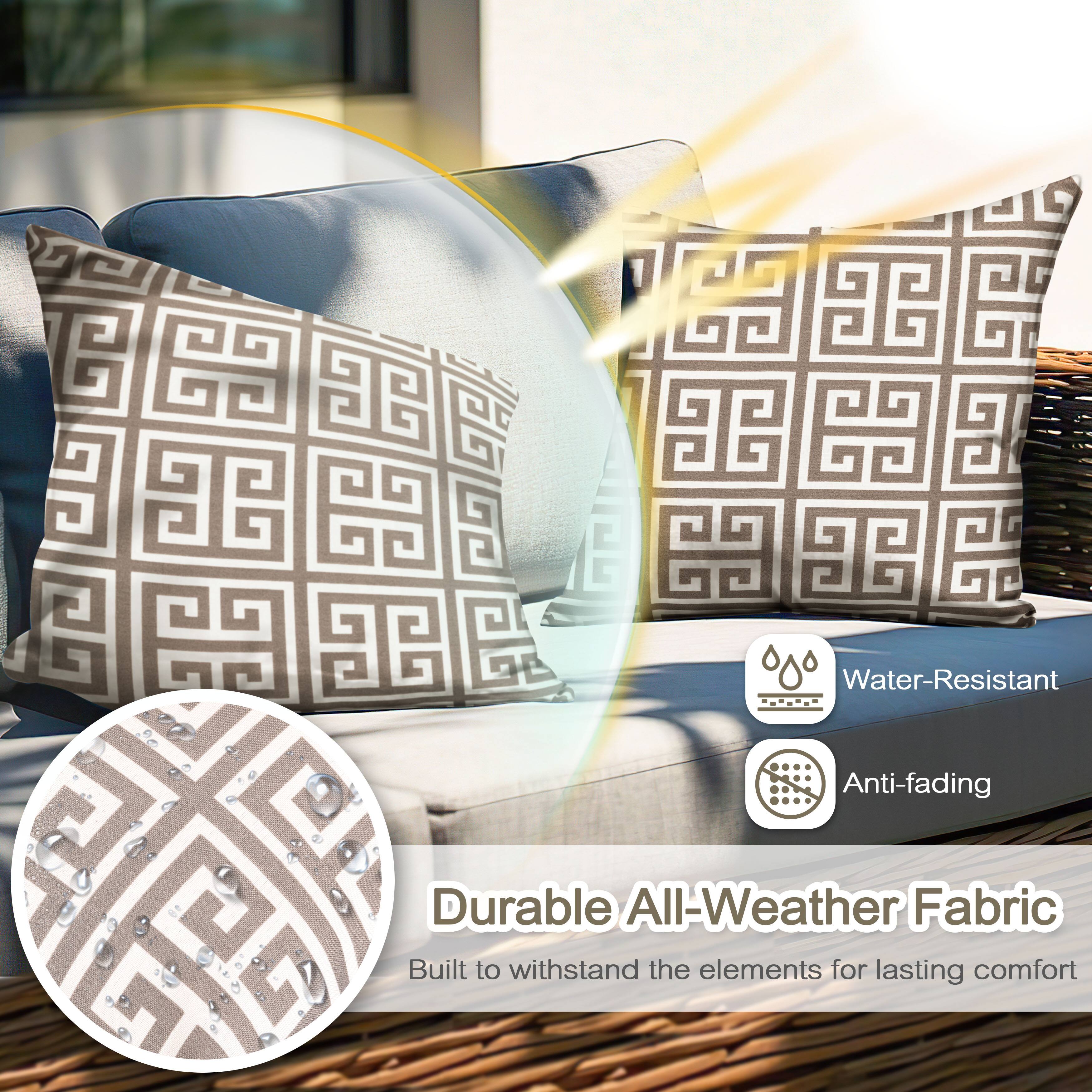 Water-Resistant Anti-fading Durable All-Weather Fabric Built to withstand the elements for lasting comfort