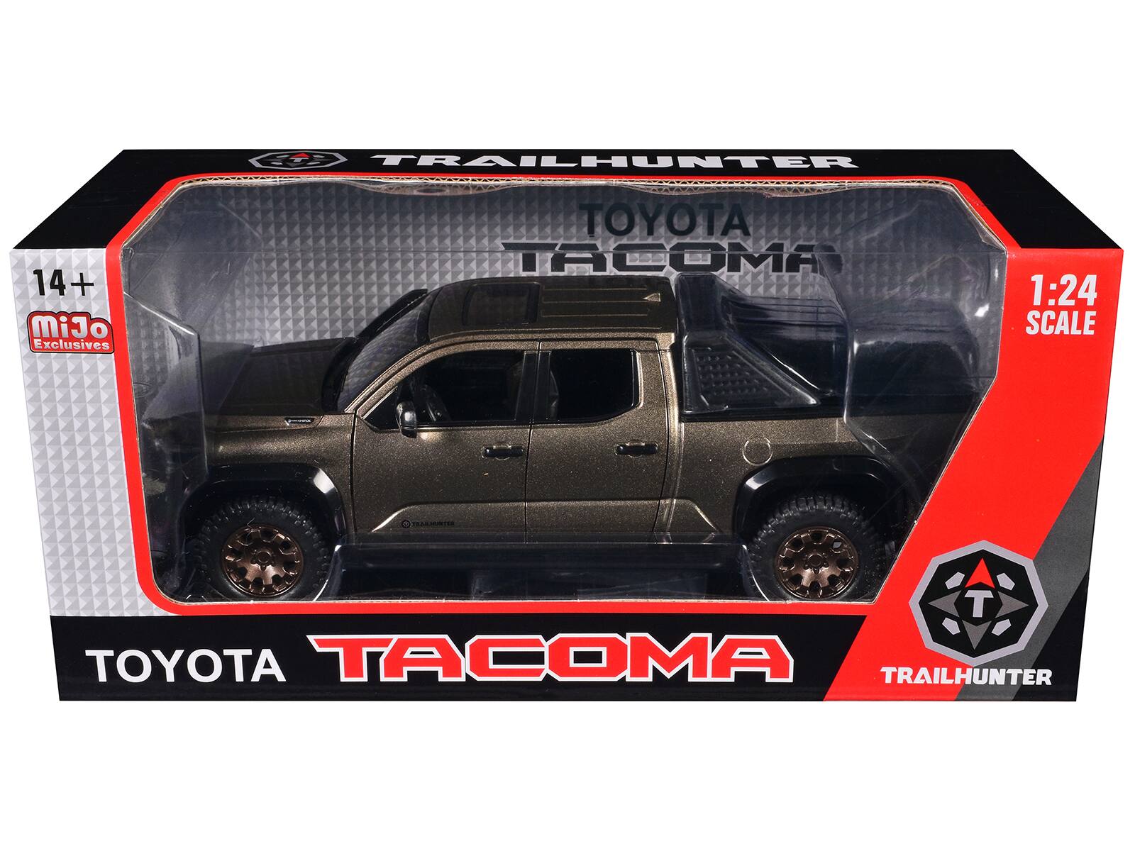 TRAILHUNTER  
14+ MiJo Exclusives  
TOYOTA TACOMA  
1:24 SCALE  
TOYOTA TACOMA TRAILHUNTER