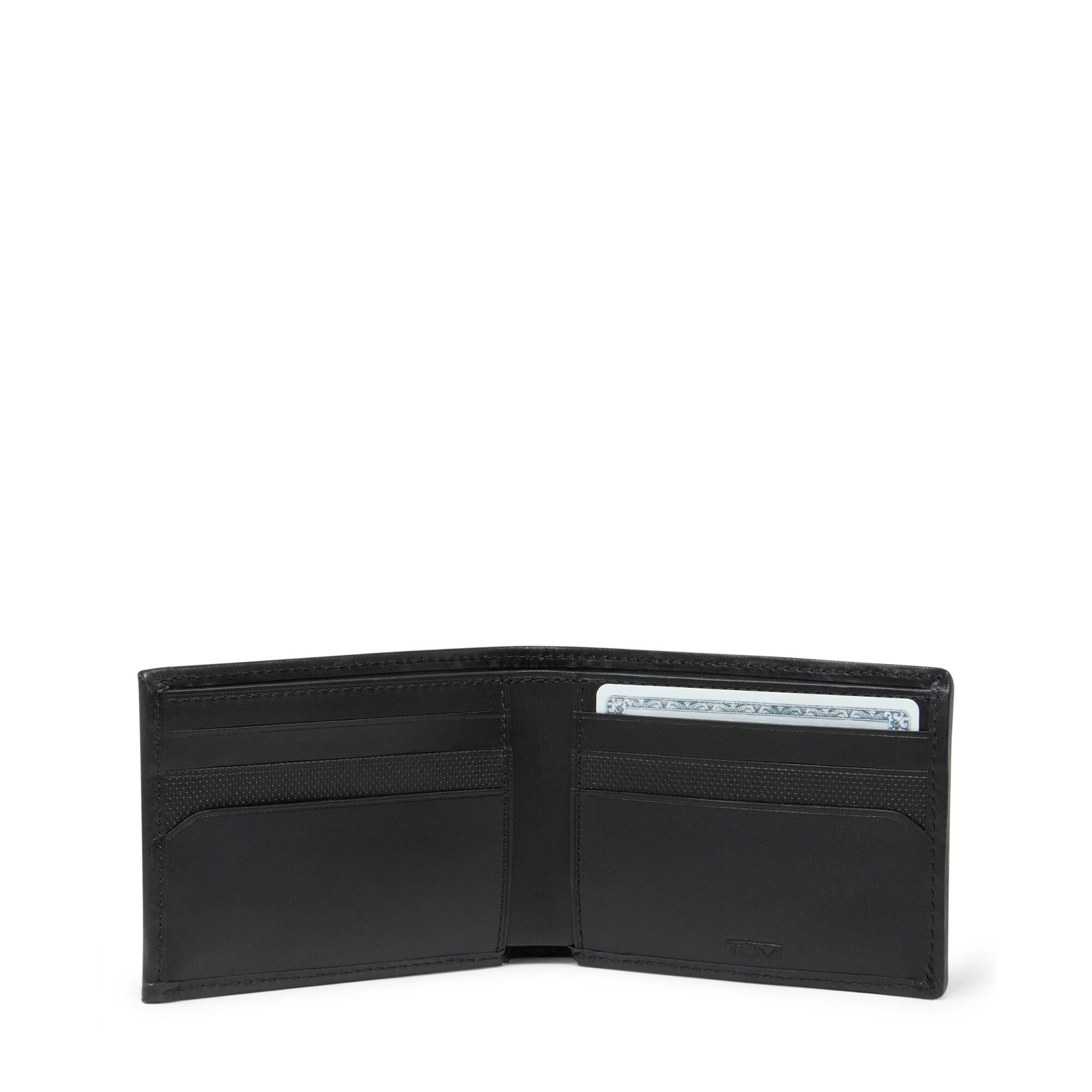 Angle. TUMI - Alpha Double Billfold Wallet - Deep Pine.