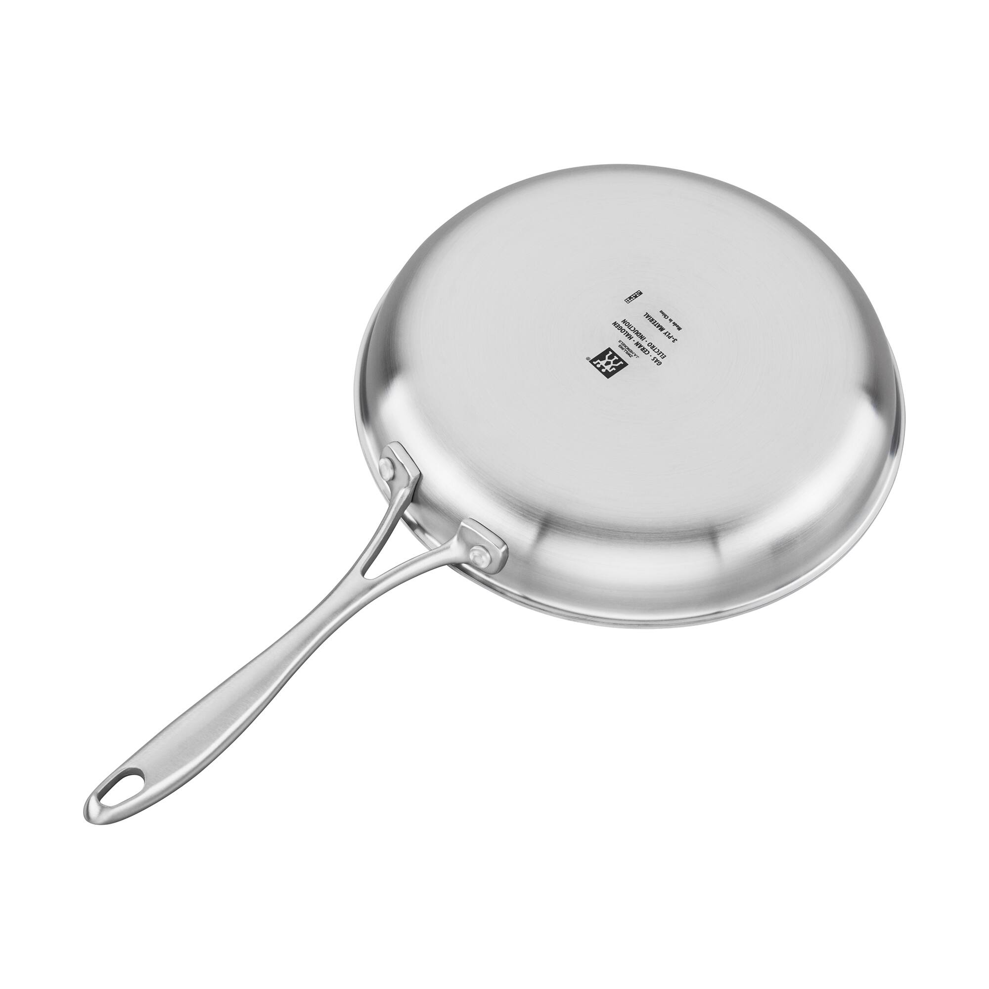 Alt View 1. ZWILLING - ZWILLING Spirit 3-ply 10-inch Stainless Steel Fry Pan - Stainless Steel.