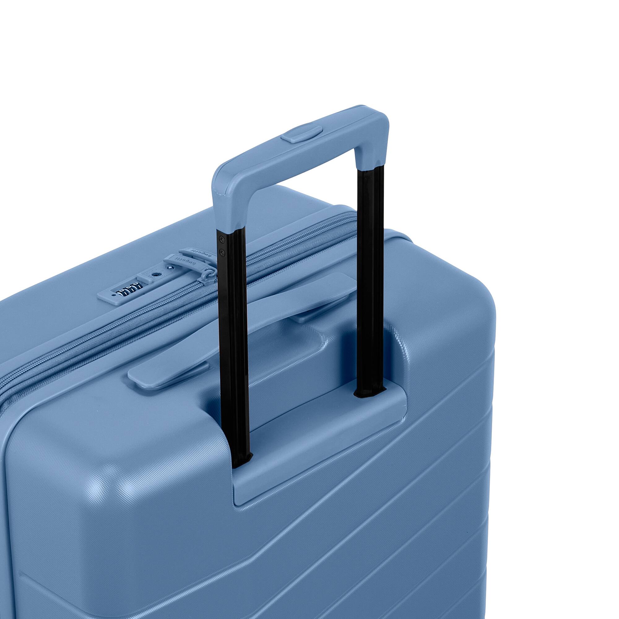 Alt View 6. Bugatti - Munich 3 Piece Hardside Luggage Set with Expansion - Blue.