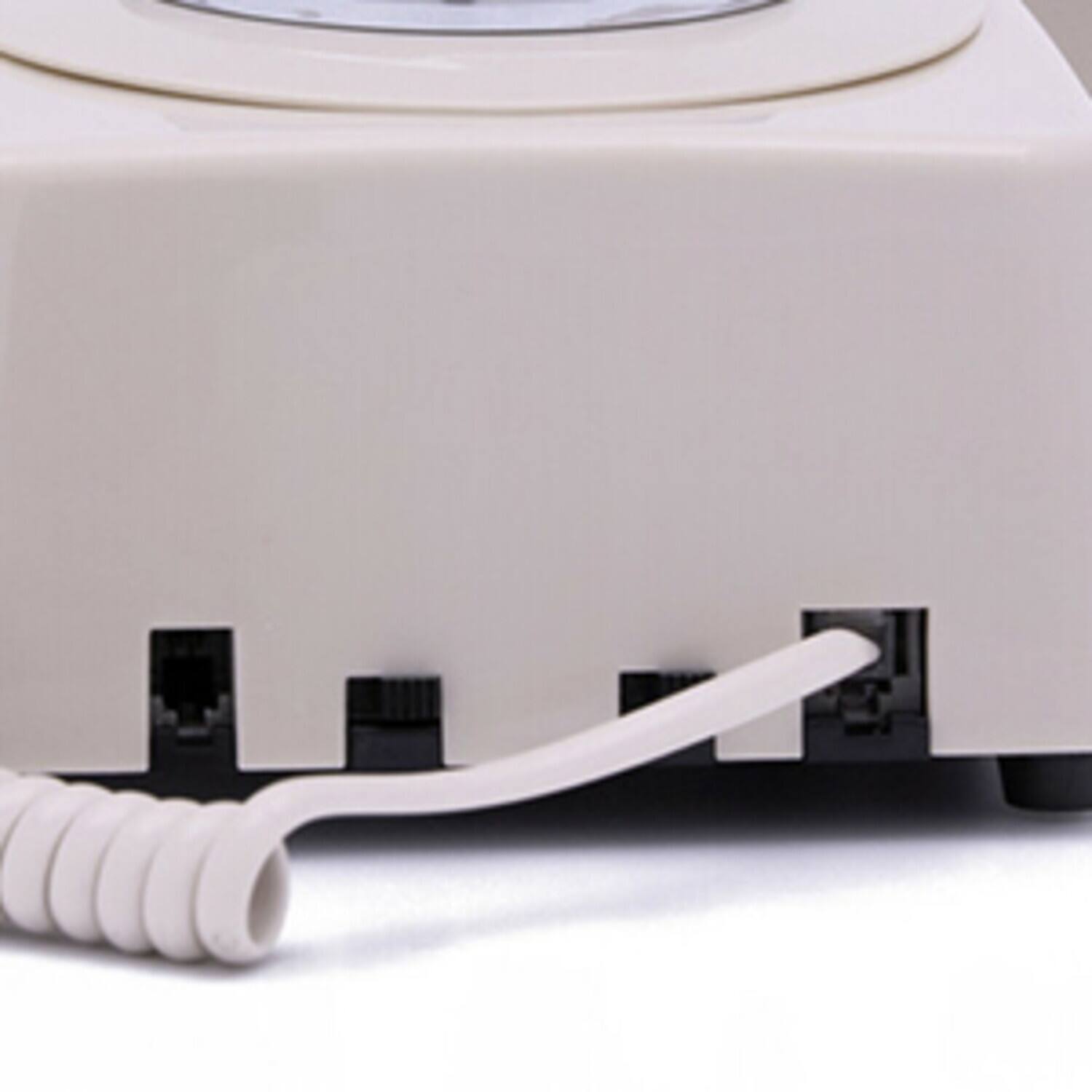 Alt View 2. PopMarket - GPO Retro GPO746WIVR 746 Wall Mount Push Button Telephone - Ivory   - MISC ACCESSORY - White.