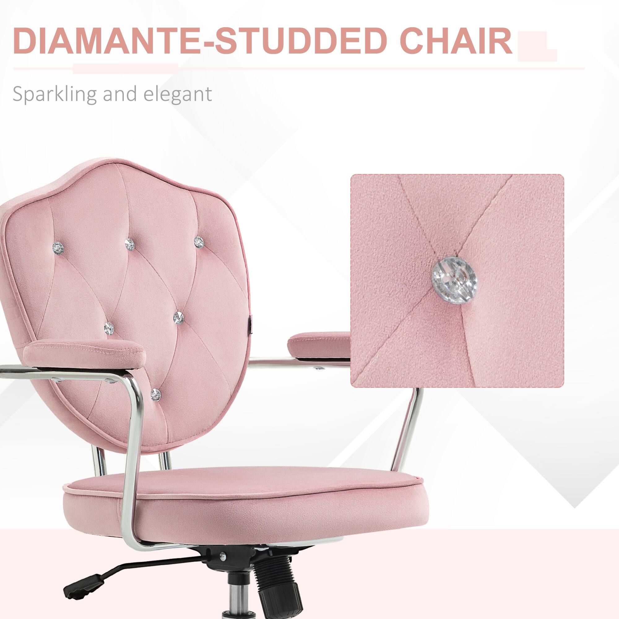 DIAMANTE-STUDDED CHAIR
Sparkling and elegant