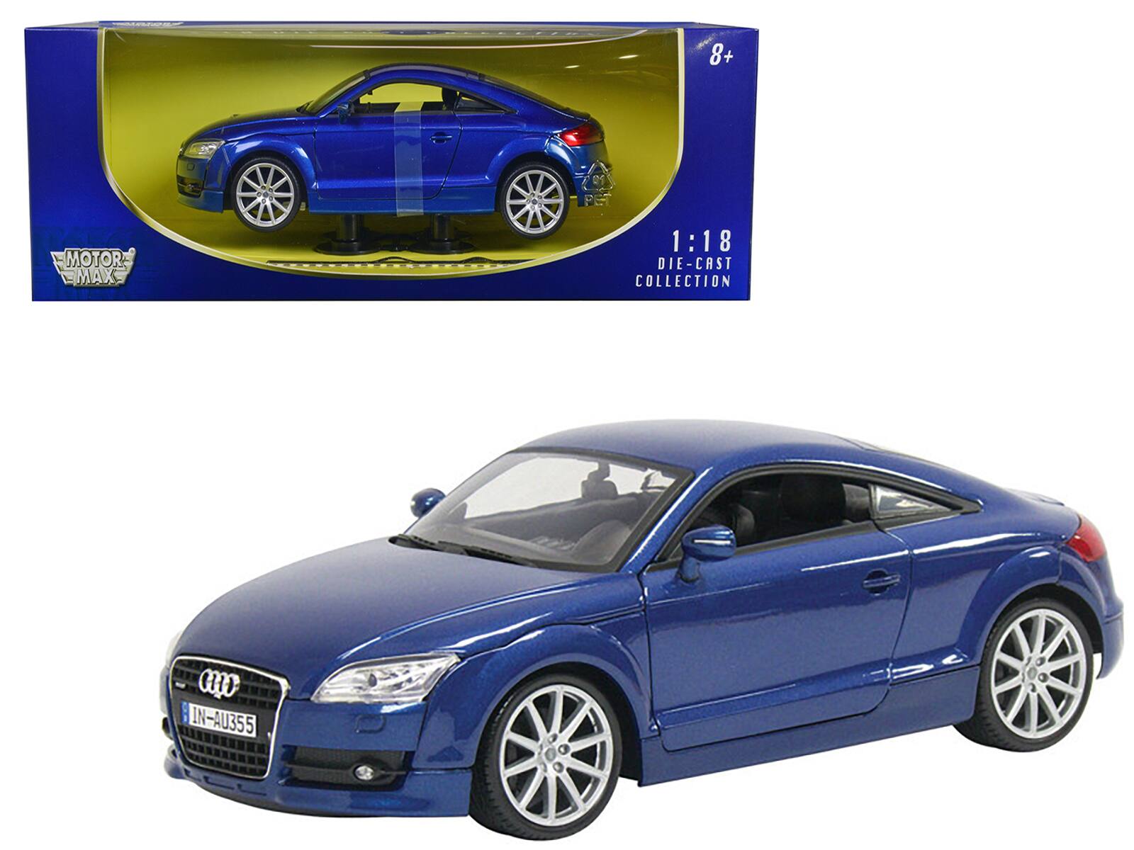 2007 Audi TT Blue 1/18 Diecast Car Model by Motormax price history on PriceWatchPro