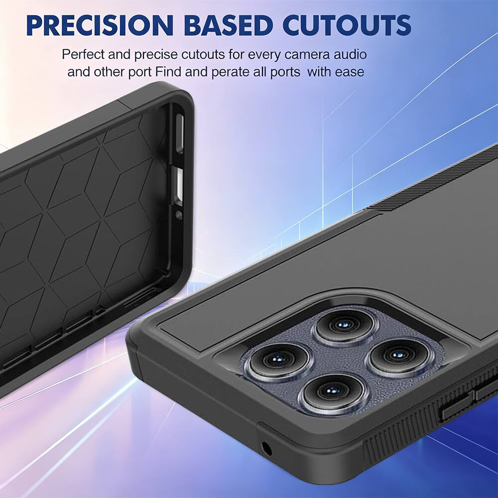 PRECISION BASED CUTOUTS  
Perfect and precise cutouts for every camera, audio, and other port. Find and operate all ports with ease.