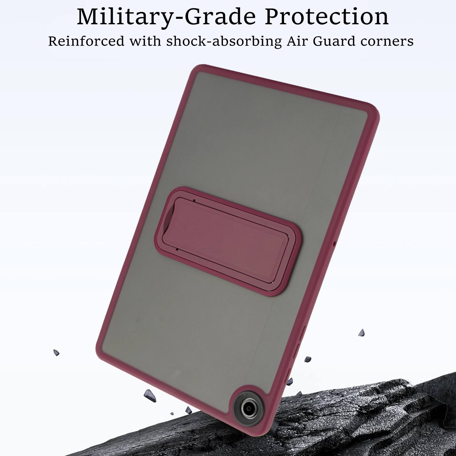 Military-Grade Protection  
Reinforced with shock-absorbing Air Guard corners