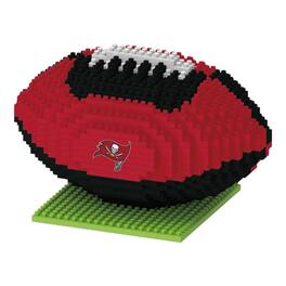 Forever Collectibles - Tampa Bay Buccaneers NFL BRXLZ Football 704-Piece Building Block Set - Red
