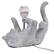 Alt View Zoom 18. Lalia Home - Table Lamp with Diamond Studded Rhinestone Kitty Cat Look - Silver.