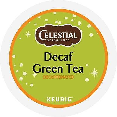 CELESTIAL SEASONINGS  
Decaf Green Tea  
DECAFFEINATED  
KEURIG