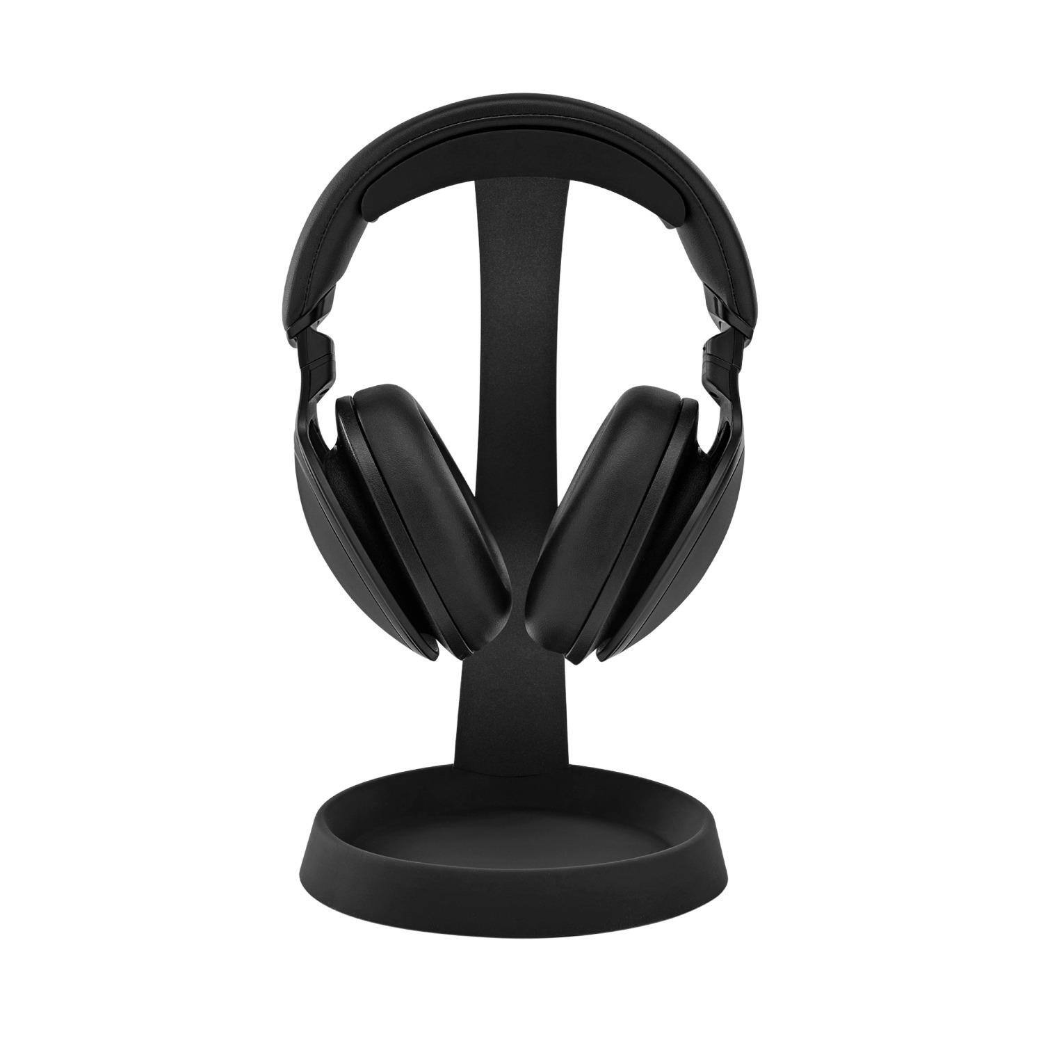 Back. Sony - Sony INZONE H9 II Wireless Noise Canceling Gaming Headset (Black) with Stand.