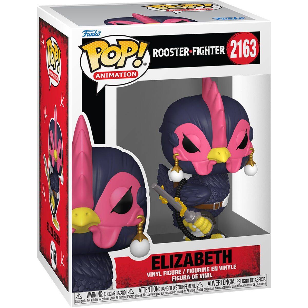 TOE Funko POP! ROOSTER FIGHTER 2163 OTO ANIMATION ELIZABETH FIGURINE EN VINYLE FIGURE / VINYL DE VINIL FIGURA DE VINIL  
PELIGRO DE ASFIXIA D'ETOUFFEMENT. A ADVERTENCIA: para niños menores de 36 meses. DANGER D'ADVERTENCIA: x enfants de moins de 3 mois. WARNING: CHOKING HAZARD. ATTENTION: Petites pièces. Ne convient pas aux enfants de moins de 36 mois.