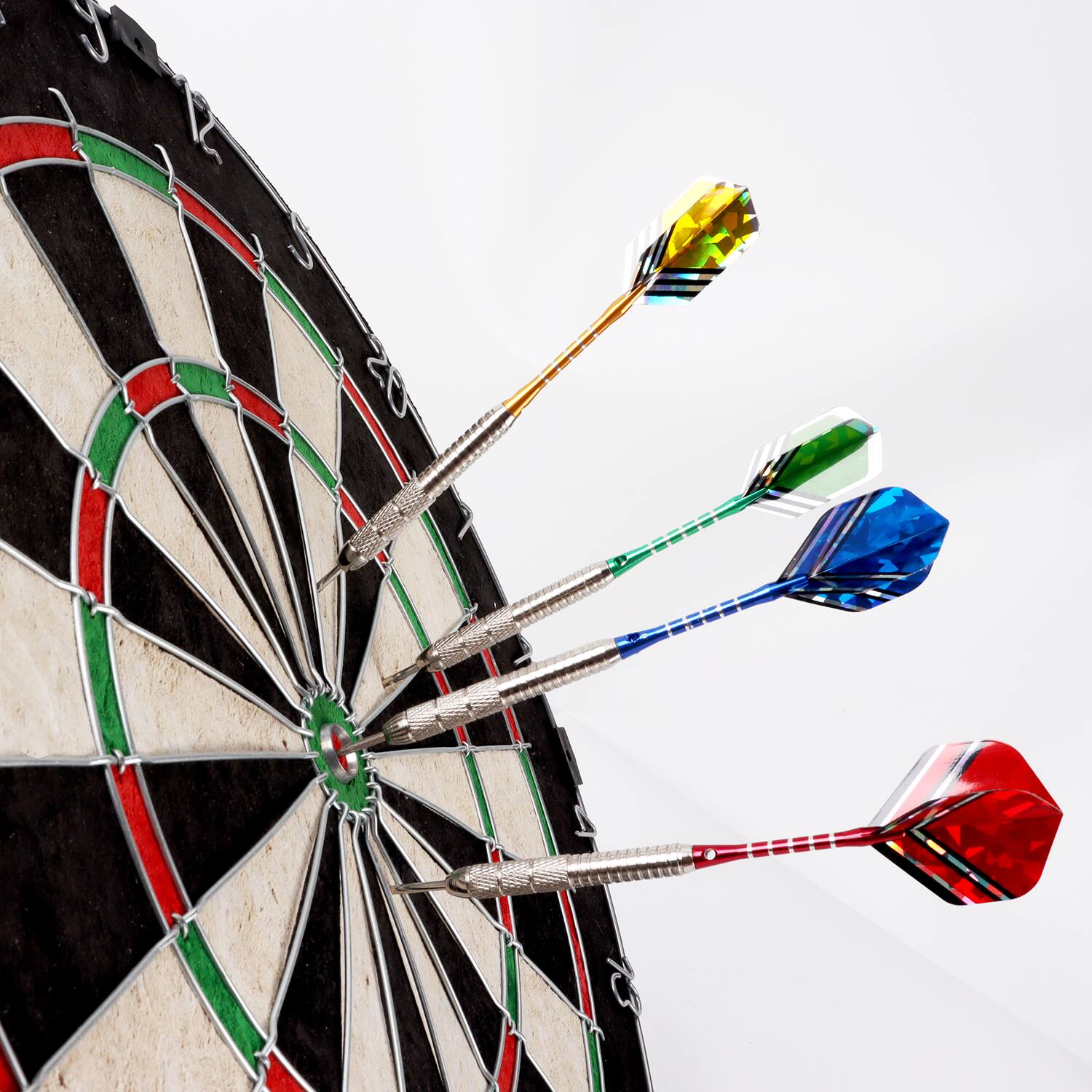 Alt View 1. GSE Games & Sports Expert - 12 Pcs of 24 Grams Professional Metal Darts for Dartboard with Extra Flights, Dart Sharpener & Storage Bag - multicolor.