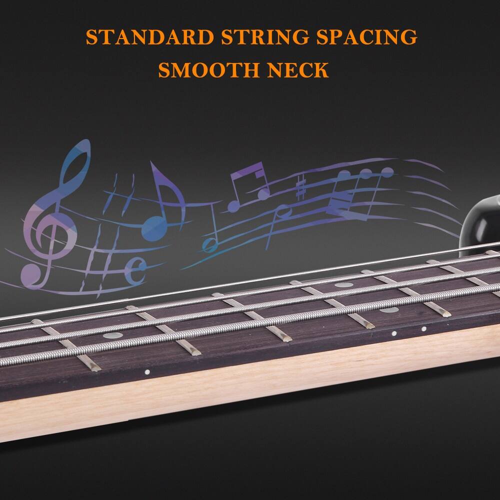 STANDARD STRING SPACING  
SMOOTH NECK