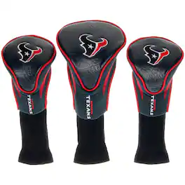 Team Golf - 3-Pack Contour Golf Club Head Covers - Multicolor