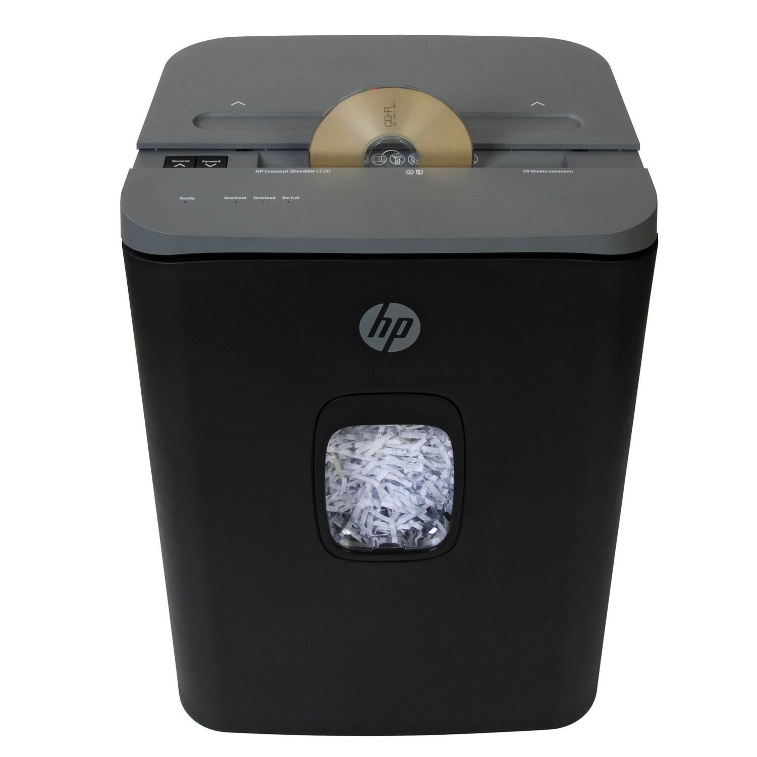 Alt View 13. HP - 20-Sheet Crosscut Paper Shredder.