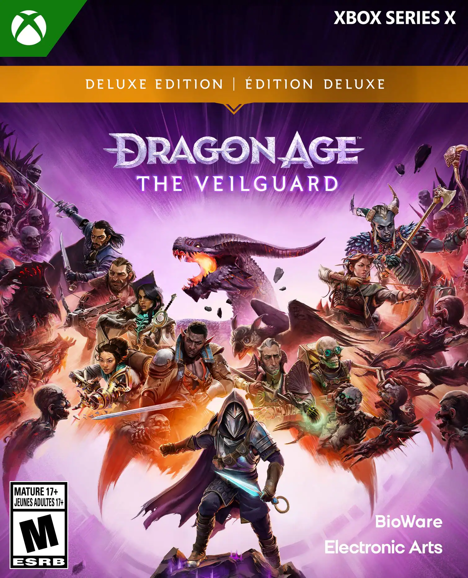 Xbox Series X Deluxe Edition | Dragon Age: The Veilguard | Mature 17+ | Jeunes Adultes 11+ | M ESRB | BioWare | Electronic Arts - M (Mature 17+)