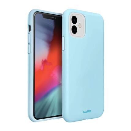 Front. LAUT - Laut | Huex Pastels For Iphone 11 | Refreshing Pastel Colors • Baby Blue - Multi.