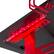 Alt View Zoom 24. CorLiving - Conqueror Gaming Desk with LED Lights - Red and Black.