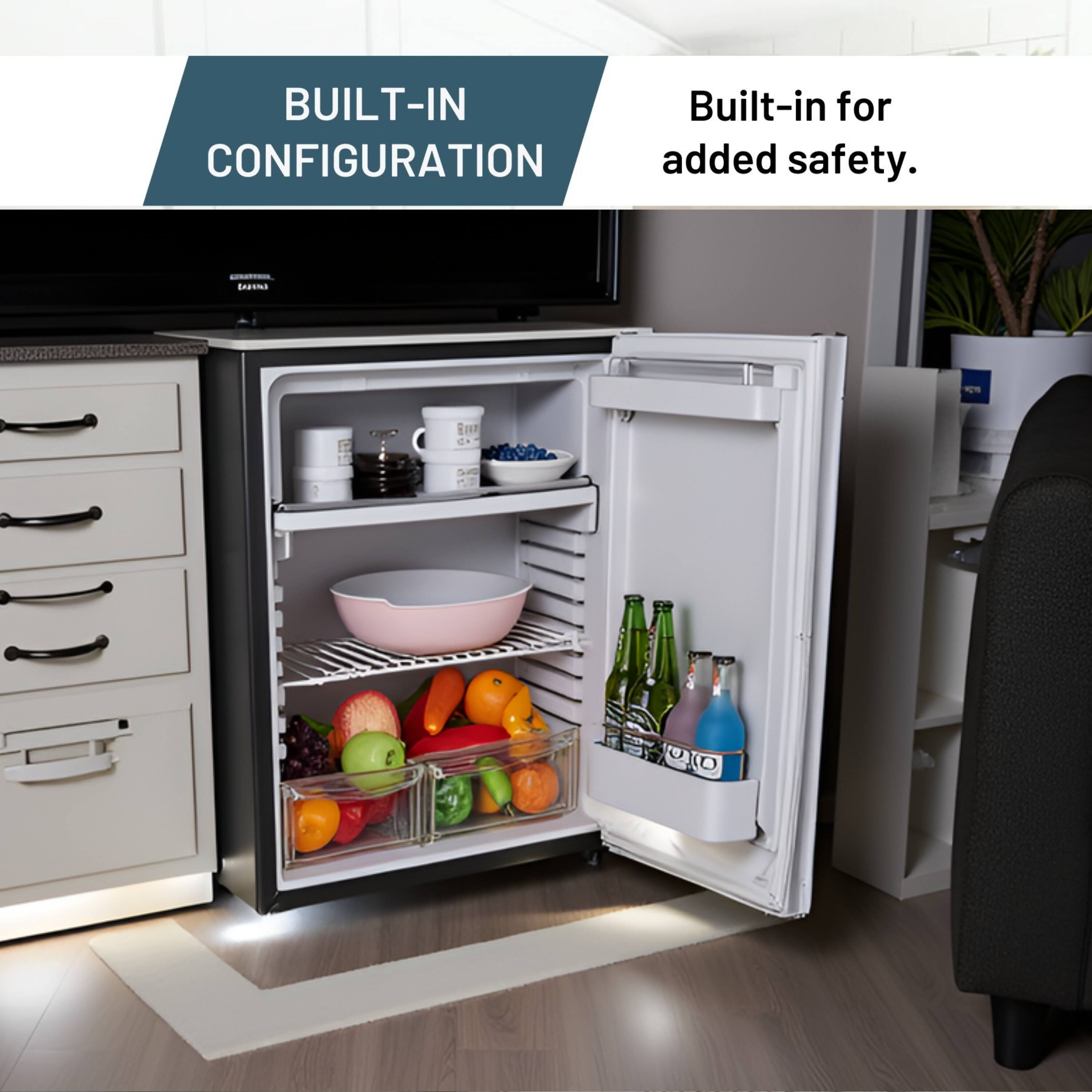 BUILT-IN CONFIGURATION  
Built-in for added safety.